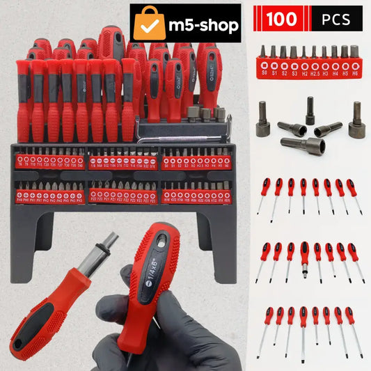 100-DELNI SET ODVIJAČA I BITOVA Alat