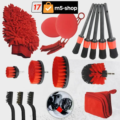 17-DELNI SET ZA ČIŠĆENJE AUTOMOBILA