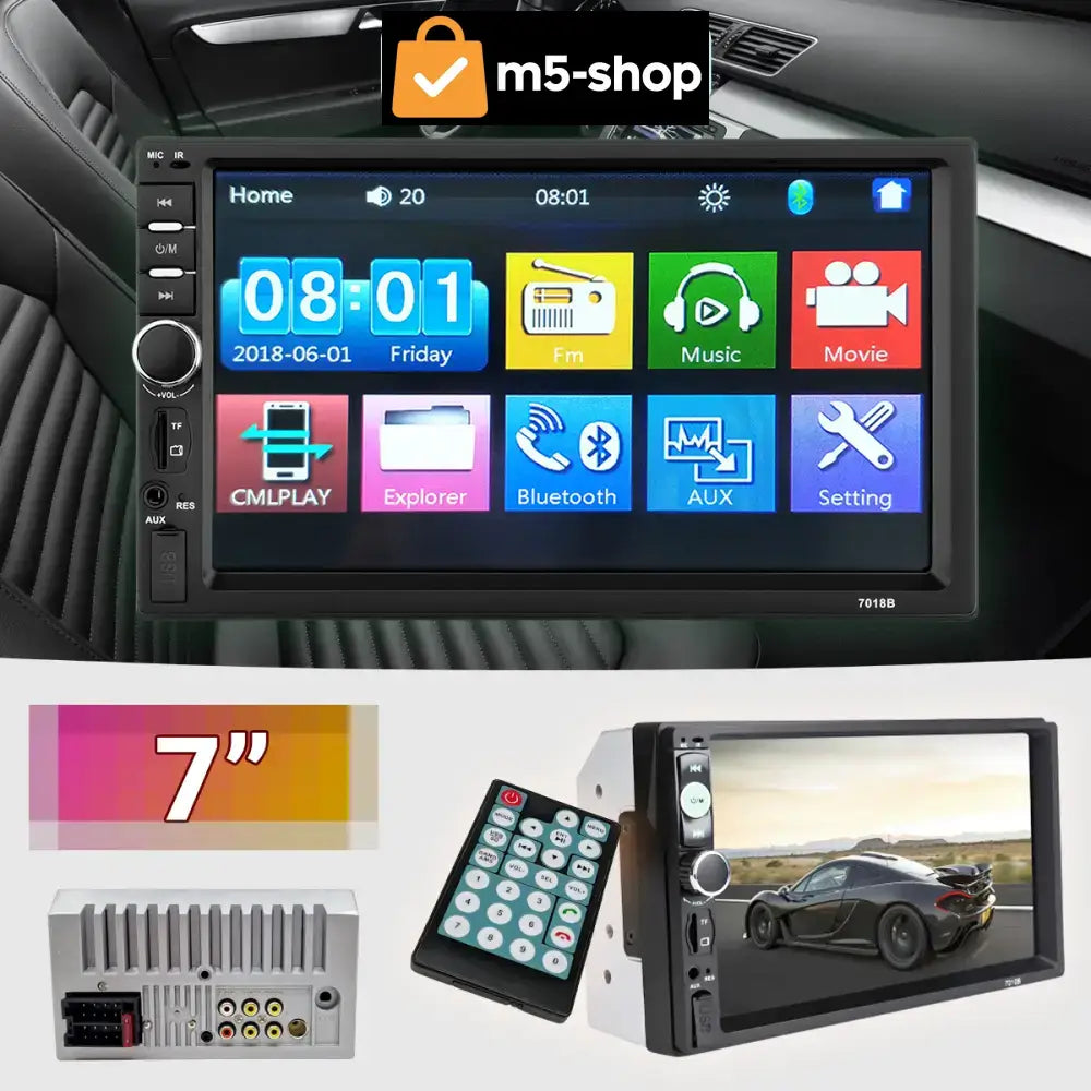 2-DIN AUTOEKRAN RADIO Elektronika