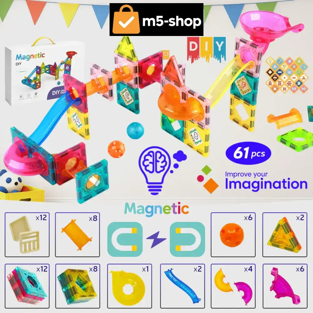 61-DELNI SET MAGNETNIH PLOČICA-BALL RUN