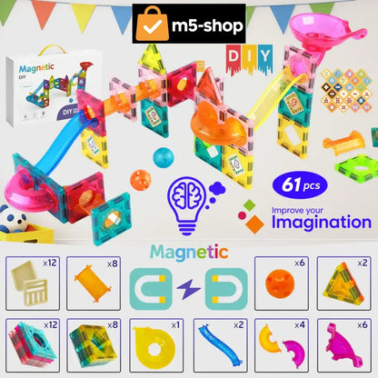 61-DELNI SET MAGNETNIH PLOČICA-BALL RUN