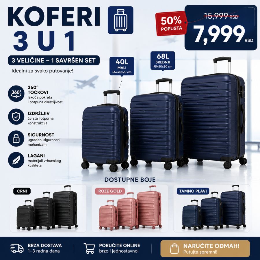 KOFERI 3 U 1
