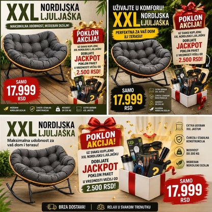 XXL NORDIJSKA LJULJAŠKA