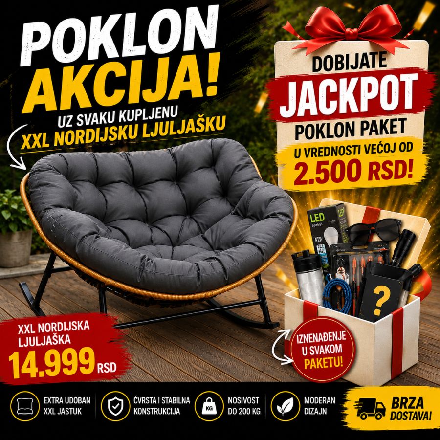 XXL NORDIJSKA LJULJAŠKA