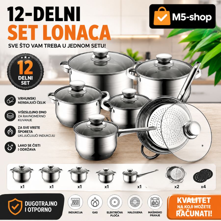 12-delni SET LONACA