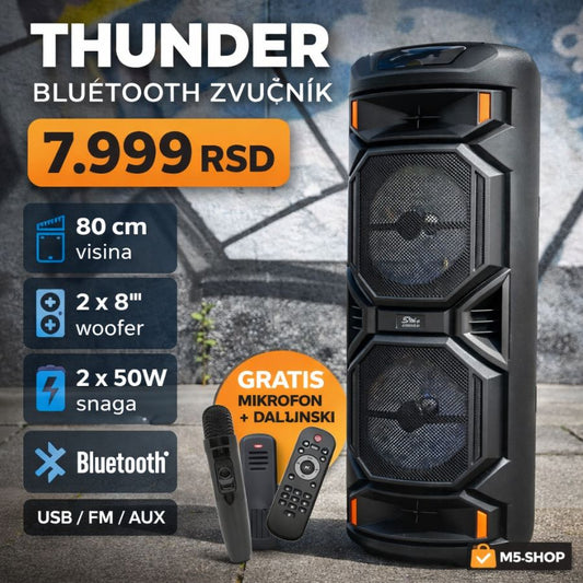"THUNDER" BLUETOOTH ZVUČNIK