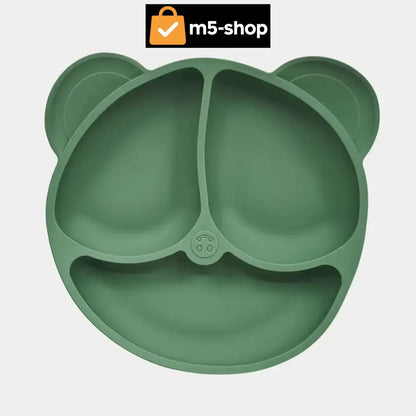 DEČIJI SILIKONSKI SET PRIBORA ZA JELO