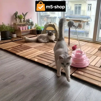 DRVENA PODNA OBLOGA-5 KOMADA