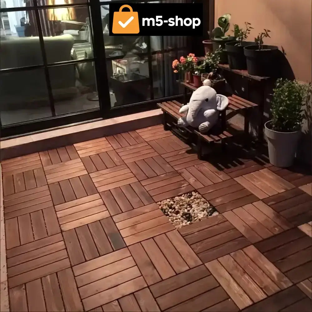 DRVENA PODNA OBLOGA-5 KOMADA