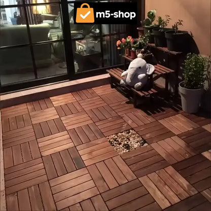 DRVENA PODNA OBLOGA-5 KOMADA