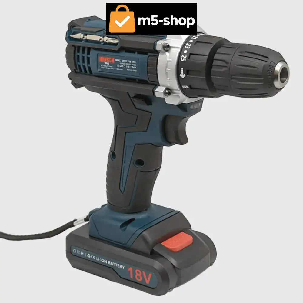 HANSON AKU BUŠILICA 18V + SET ALATA