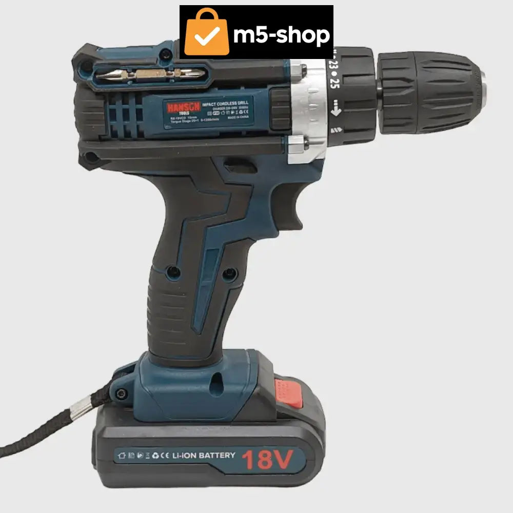 HANSON AKU BUŠILICA 18V + SET ALATA