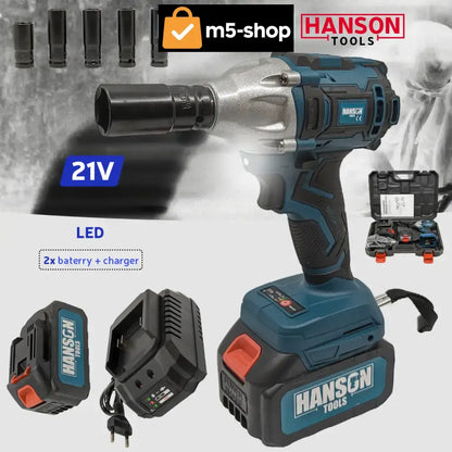 HANSON AKU UDARNI ODVIJAČ 21V + SET GEDORA