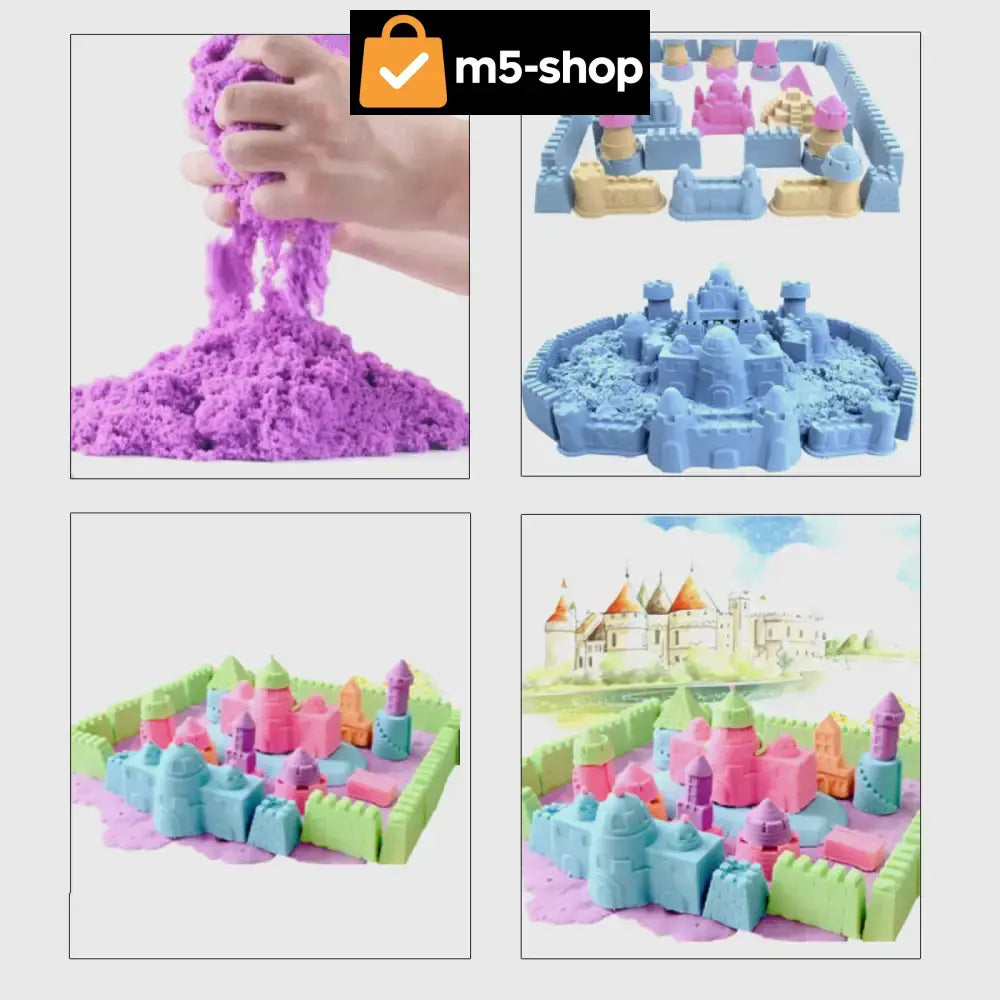 KINETIČKI PESAK 3KG + KALUPI + KANTA Kućanstvo