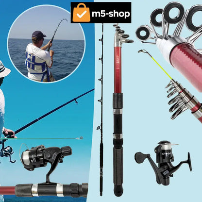 KIYOSHI RIBOLOVNI SET-ŠTAP + MAŠINICA ZA PECANJE