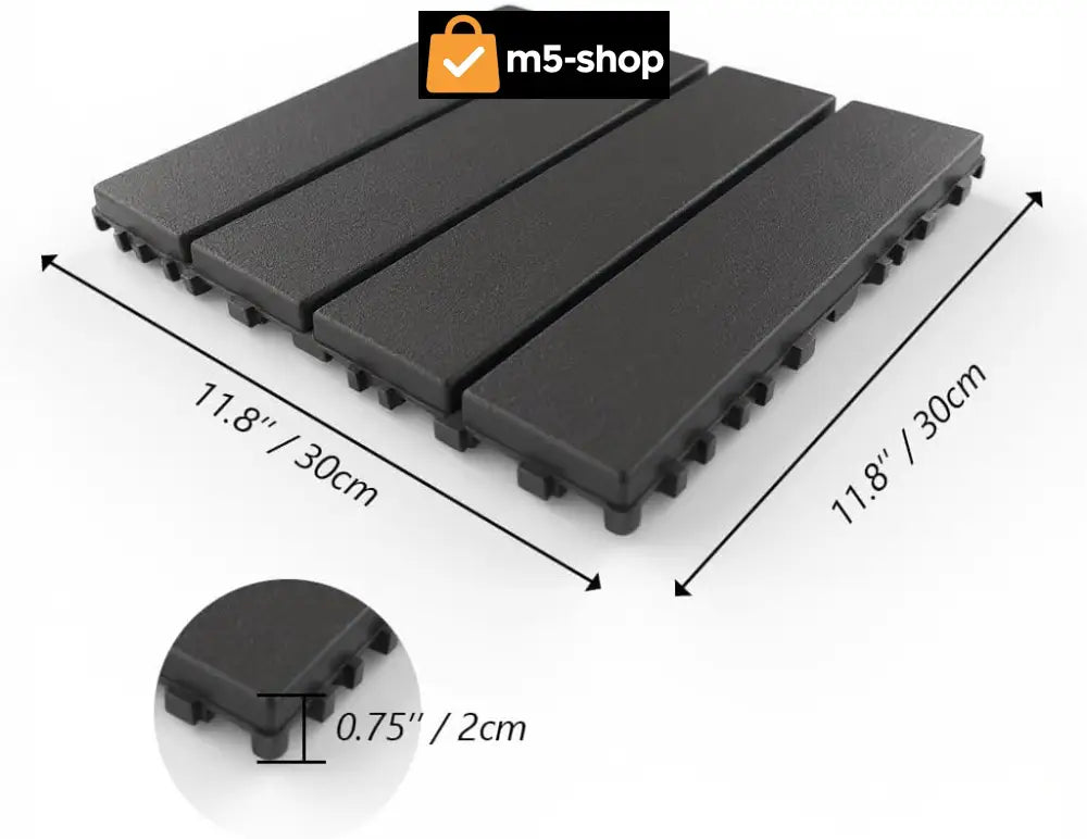 PLASTIČNE PODNE OBLOGE 30x30 cm-5 KOMADA