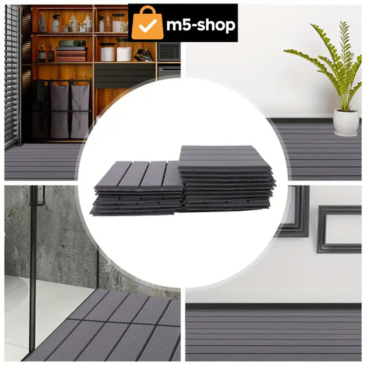 PLASTIČNE PODNE OBLOGE 30x30 cm-5 KOMADA