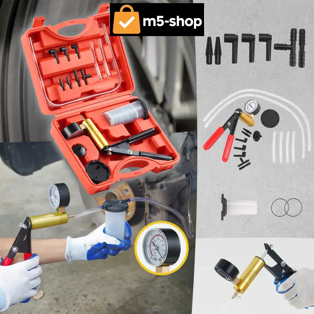 PRIBOR ZA ODZRAČIVANJE KOČNICA SA VAKUUMSKOM PUMPOM