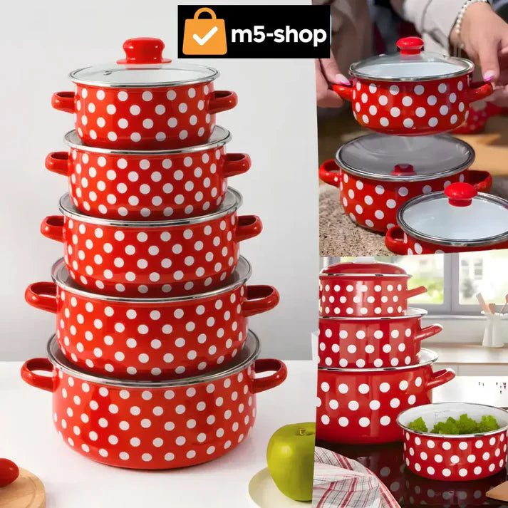 SET RETRO ŠERPI - 5 KOMADA