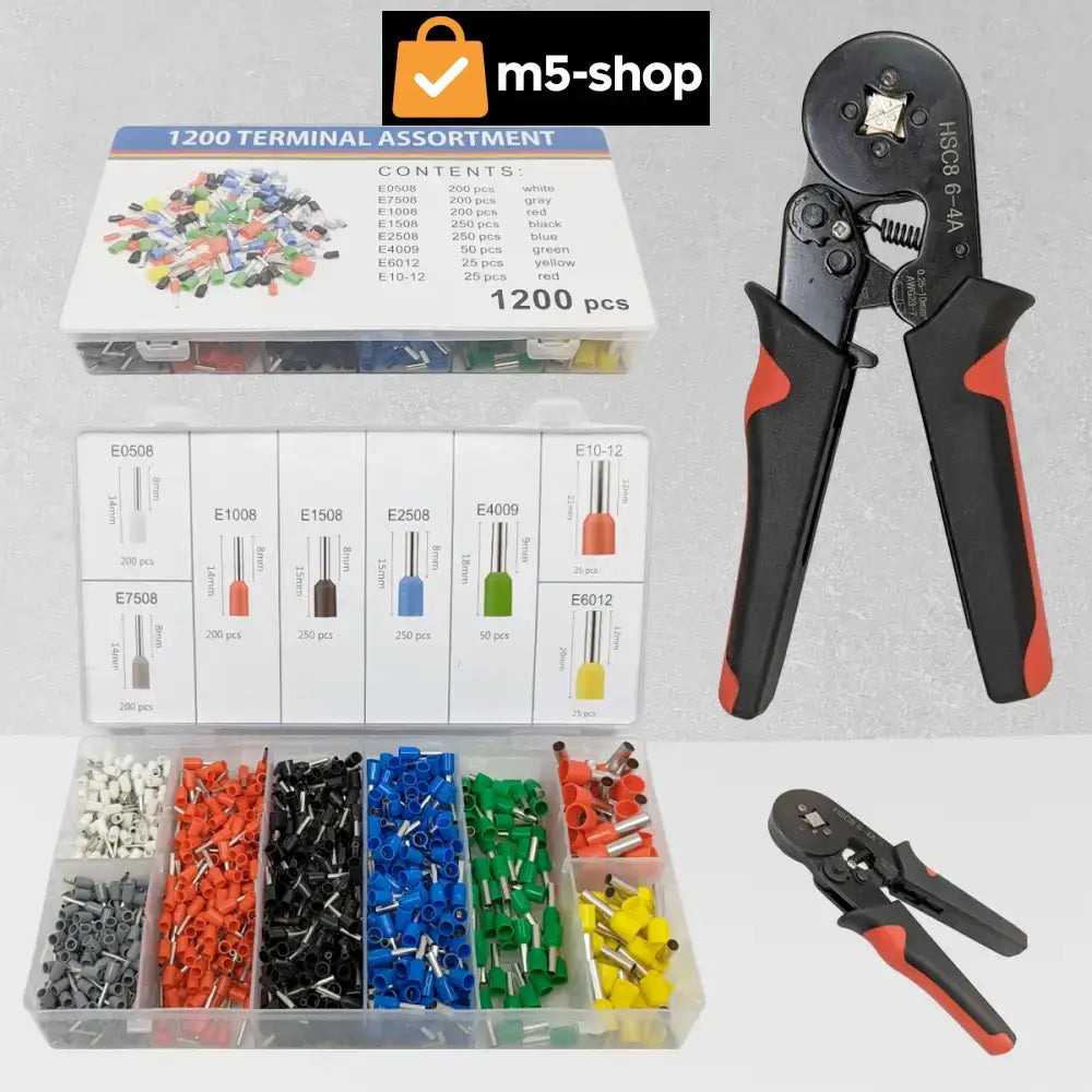 SET ZA KRIMPANJE: KLEŠTA + 1200 HIZNI