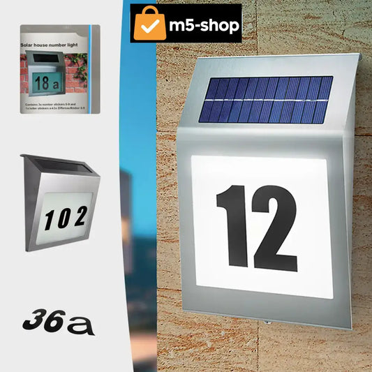 SOLARNA SVETILJKA SA KUĆNIM BROJEM Elektronika