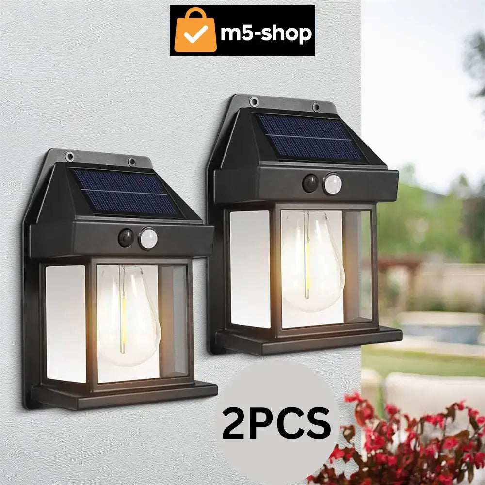 SOLARNA ZIDNA LAMPA ’PALLE’- 2kom